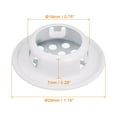 thumbnail image 2 of Rejilla de Ventilación Circular de 19 mm (3/4") 18 Uds de Rejilla de Aire de Acero Inoxidable con Orificios de Malla Redonda para Cocina Baño Armario Blanco, 2 of 5