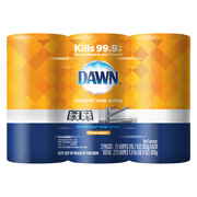 Dawn Disinfecting Wipes, Fresh Scent, 75 Count, Pack of 3