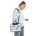 thumbnail image 7 of ZICANCN Laptop Case 13 inch, Watercolor Pastel Butterfly Work Shoulder Messenger Business Bag for Women and Men, 7 of 7