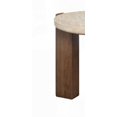 thumbnail image 3 of The Leonardo Travertine Top & Dark Oak End Table - Contemporary Design with 50mm Thick Top, 3 of 6