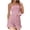 Pink, variant on SAZBJOJN Womens Pajama Sets 2 Piece Heart Polka Dot Pajama Set Ruffle Trim Ribbed Tank Top & Elastic Waist Shorts Summer Loungewear Sleepwear Cute Casual Pajamas for Women Set White Size M
