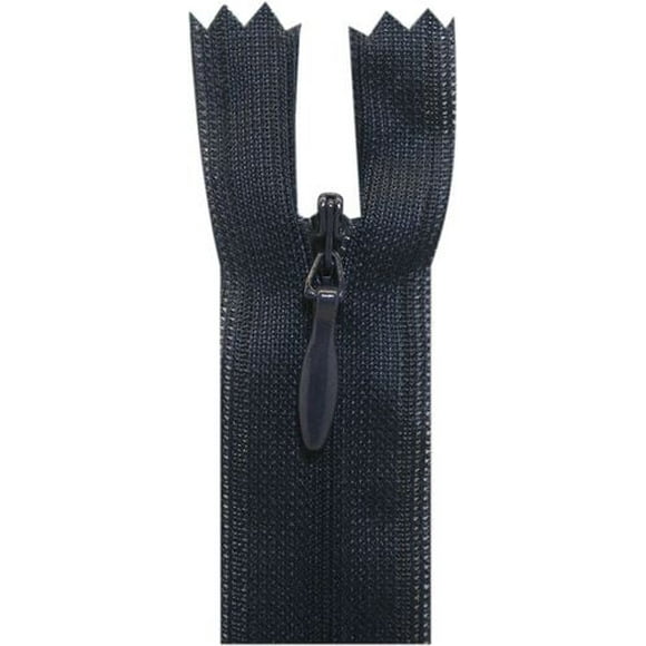 Fermeture à glissière COSTUMAKERS, blanche, 55 cm (22 po), nylon n° 2,5, fermée, pour robes