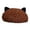 Brown, variant on Huangxinggg Women Cat Ear Color Bblocking Knitting Beret Warm Wool Hat Artist Hat Painter Hat