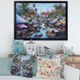 thumbnail image 3 of Designart 'Ancient Waterside Life I' Traditional Framed Art Print, 3 of 4