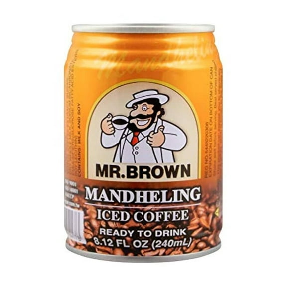 Mr. Brown Iced Coffee, Mandheling, 8.12 Fluid Ounce