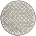 thumbnail image 1 of Kingfisher Lane Dark Gray Indoor Outdoor Rug - Round 5', 1 of 1