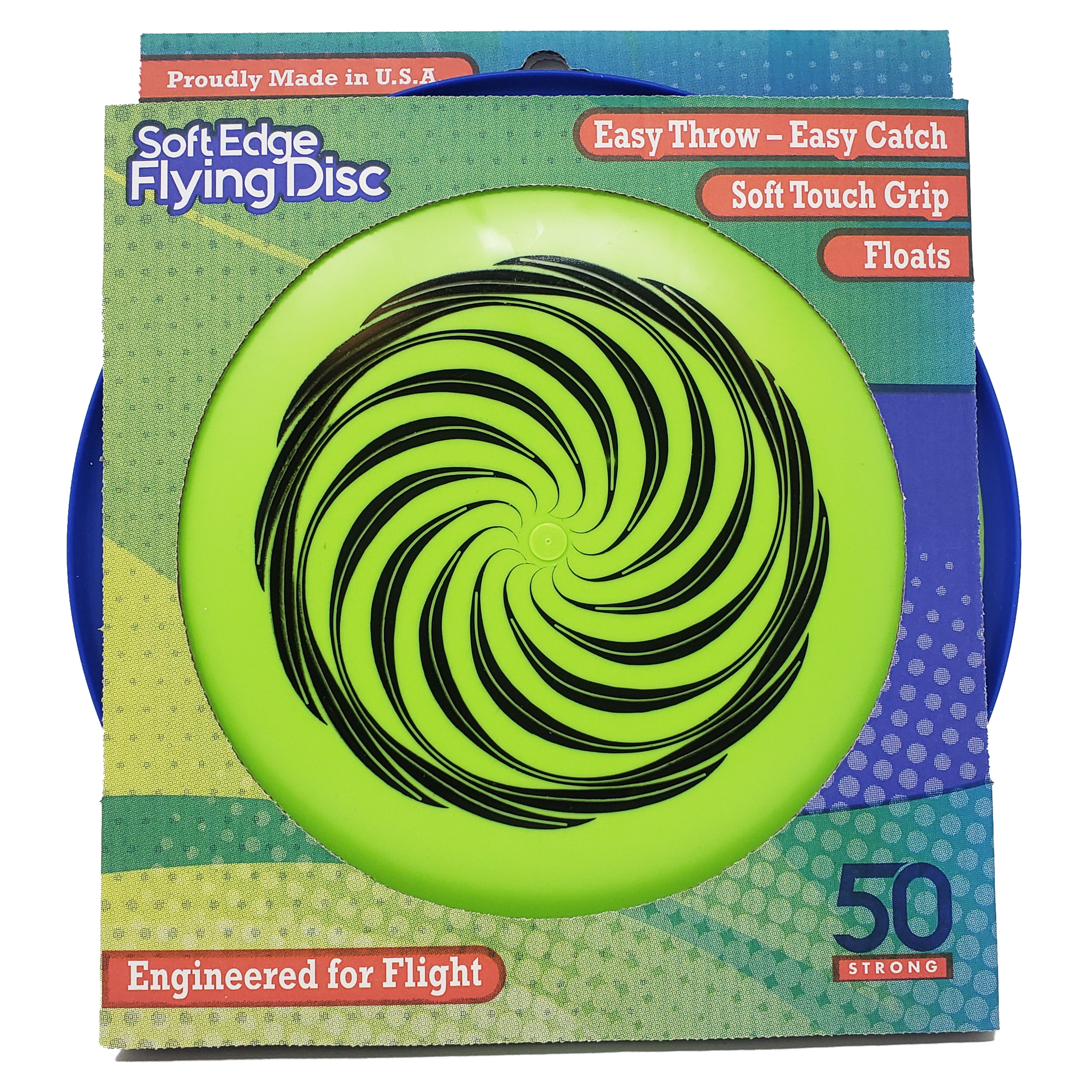 Fun Game for Summer Made in USA 50 Strong Ultimate Frisbee 175 gram Flying Sporting Disc One Disc Best Beach Toy for Kids and Adults