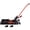 Black + Red + Steel, variant on 1500 LBS Capacity Hydraulic Motorcycle Lift Jack, Portable ATV Scissor Lift Table with 4 Wheels, Foot-Operated Hoist Stand for Motorcycles, ATVs, Cruisers - Gray Steel