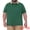 Green, variant on DARING DIVA Men's Contrast Collar Short Sleeves Breathable Polo Shirts XL White