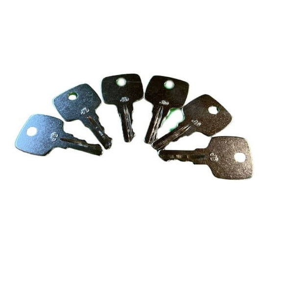 6 Pack 35# AR51481 C1098JD AT195302 AT145929 JD Ignition Keys for John Deere Multiquip, and Indak Equipment