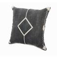 thumbnail image 5 of LR Home Avant-garde Cotton Pillow Set of 2 in Black/Cream, 20" x 20", 5 of 8