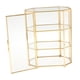 thumbnail image 3 of Caja de almacenamiento de joyas de vidrio, estuche para almacenamiento de cosméticos, organizador de joyas de 3 niveles, expositor para tobilleras,, 3 of 8