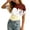 P1 Brown, variant on Tfken Girls Soft Comfy Tops Holiday Daily Wear Summer Short Sleeve Crew Neck Tshirts Tees With Ice Print Comfortable T-Shirts Child Stretch Clothes Size 3-4 Years