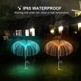 thumbnail image 5 of 4 Pack de luces solares para exteriores, 4 piezas de luces solares para jardín, impermeables, 7 colores cambiantes, lámparas solares, luces decorativas para bodas, Navidad, jardín, césped, patio, cam, 5 of 5