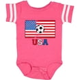 thumbnail image 3 of Inktastic USA Soccer Boys or Girls Baby Bodysuit, 3 of 5