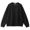 thumbnail image 1 of pstuiky manga larga para hombre, Sudadera de gamuza de color liso para hombre, cuello redondo, manga larga, holgada, informal, de manga larga y cuello redondo. top de hombre l, 1 of 8
