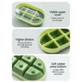 thumbnail image 6 of Yhmxh Leak-proof Large Ice Cubes Trays, Easy Release Ice Cubes Molds with Press Bottom and Removable Lid, Stackable Reusable Freezer Ice Trays for Whiskey, Baby Food, BPA Free (Orange), 6 of 6