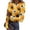 ABC28-Orange, variant on Halloween Shirts For Women Long Sleeve Crew Neck Goth Pumpkin Ribbed Knit Tshirt House Print Skull Fall Fashion Blouse Orange 2XL