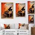 thumbnail image 4 of Designart "Timeless Tunes Of The Vintage Piano II" Music Wall Art Living Room, 4 of 7