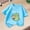 Sky Blue, variant on Piuwrlz Kid Short Sleeve Sweatshirt Girls T-Shirts Pink Size 120