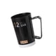 thumbnail image 4 of Vaso de baño reutilizable con asas y soporte para cepillo de dientes para adultos Negro, 4 of 9