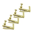 thumbnail image 2 of Bunblic 4 Pieces Violin Fine ,3/4 4/4 String Adjuster Creative Accessories Metal Anti Rust Premium for Easy Tuning Violin Parts gold, 2 of 8