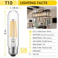 thumbnail image 2 of Bombilla Gozelux, regulable, E26, Edison, 6 W, 2700 K, 750 lm, 5 cm, 2 of 7