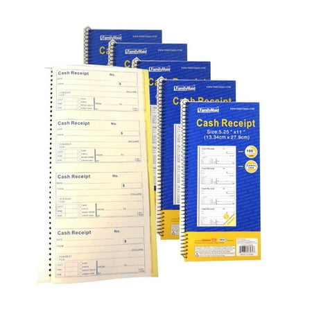 600 Sets Per Order - Cash Money Rent Receipt Invoice Record Guest Check Book 2-Part Carbonless By (Best Way To Order Checks)