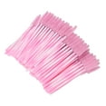 thumbnail image 4 of Suodoka 200pcs Disposable Portable Lash Brush Travel Mascara Eyelash Brush Makeup Tool Accessory, Perfect for Precise Application and Grooming, Plastic Handle and Fiber Head, Pink (5.51 in / 14 cm), 4 of 9
