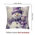 LHONGY Christmas santa snowman throw pillow covers Christmas tree balls