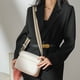 thumbnail image 4 of Bolso bandolera para mujer, de piel, con correa ancha, para el hombro, diseño moderno, para cámara, con cremallera superior, 4 of 6