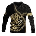 thumbnail image 2 of Sudadera con capucha para hombre y mujer, con estampado 3D de la bandera nacional de México, informal, de gran tamaño, popular, a la moda, para otoño, 2 of 5