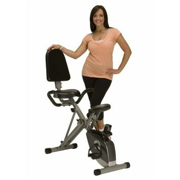 Exerpeutic 400XL Folding Recumbent Bike with Pulse