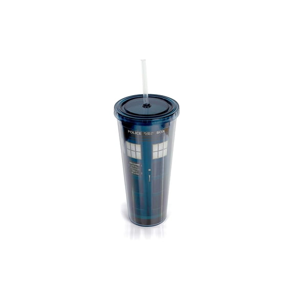 Vaso de viaje Seven20 Doctor Who TARDIS, 650 ml, acrílico