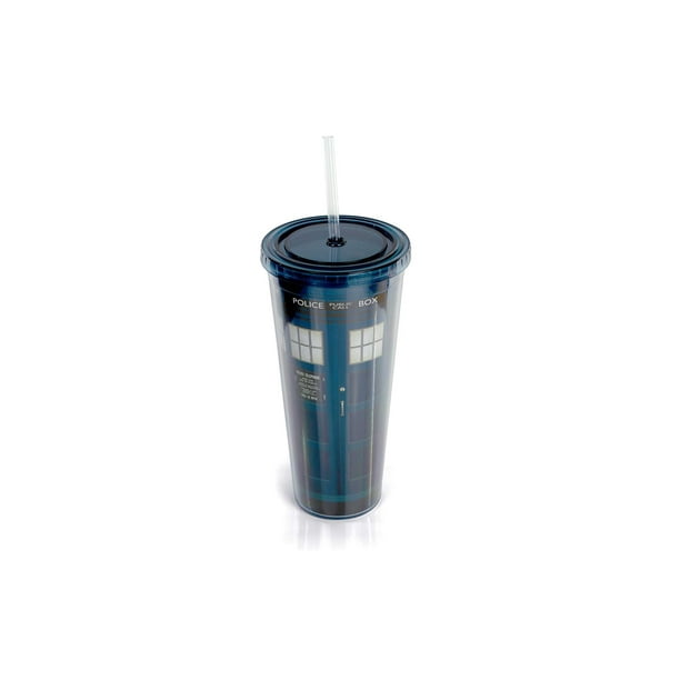 Vaso de viaje Seven20 Doctor Who TARDIS, 650 ml, acrílico