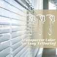 thumbnail image 4 of 2.5 Inch Horizontal Wood Blind Hidden Valance Clip Replacement for Hunter Douglas-10pack, 4 of 7