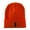 Orange, variant on Halloween Solid Image of the Grim Reaper Embroidered Long Beanie - Red OSFM