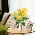 thumbnail image 4 of Kadlawus Under $5 ! Artificial Daisy Flowers Fake Floral Stems Realistic Greenery Bouquet for Home Garden Decor Vase Arrangement, 4 of 6