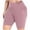 Pink, variant on Aofany Plus Size Biker Shorts for Women High Waist XL-5XL with Pockets Workout Running Shorts for Yoga