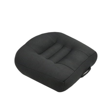 Car Booster Seat - Black Small Size, Height Increasing Cushion | Adjustable Elevated Seat Pad For Cars Trucks Chairs & Wheelchairs | Your View And Comfort, Cushion