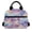 Axolotl with Galaxy Star Pattern, variant on POLERO Lightning Black Cat Print Lunch Bag, Aluminum Film Washable Adjustable Strap Insulated Lunch Bag for Teens