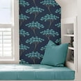 thumbnail image 4 of NuWallpaper Blue Ficus Vinyl Peel And Stick Wallpaper, 216-in by 20.5-in, 30.75 sq. ft., 4 of 9