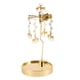 thumbnail image 2 of Candelabro giratorio dorado para velas votivas, candelabro para Navidad. 19cm, 2 of 9