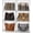 Clear 12 Pack, variant on 4 Pack Clear Shoe Storage Boxes Stackable Shoes Organizer Acylic Boots Sneaker Display Case with Magnetic Lid,Size14