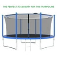 thumbnail image 4 of Housse de Protection pour Trampoline 330x290cm Noir PE Protection Solaire pour Aire de Jeux Extérieure, 4 of 8