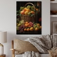 thumbnail image 2 of Designart "Capturing Market Colors in Paris II" Farmhouse Print on Natural Pine Wood, 2 of 5