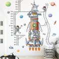 thumbnail image 3 of 2 pieces spaceship astronauts height measuring ruler, early, 3 of 5