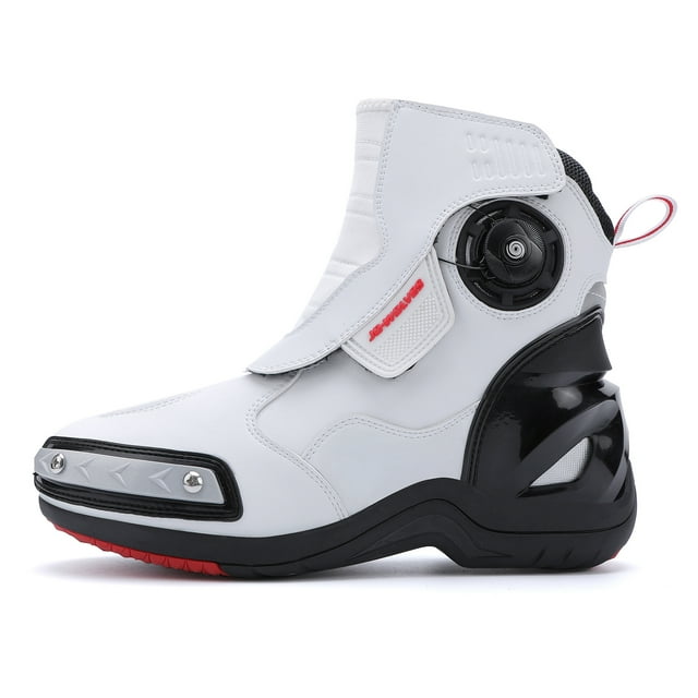 JG Wolves-Confort et Aventure Toutes Saisons - Chaussures de Randonnée et de Tout-Terrain Imperméables - pour Hommes et Femmes, Blanc, 42