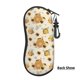 thumbnail image 3 of Cute Honey Bee And Sunflower Sunglasses Case Eyeglass Cover With Belt Clip Zipper Double Print Sunglasses Holder For Adult Kids, 3 of 5