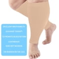 thumbnail image 4 of Wide Calf Compression Sleeves for Women Men Plus Size Compression Legs Sleeves 20-30mmHg Graduated Soft and Comfortable, 4 of 5